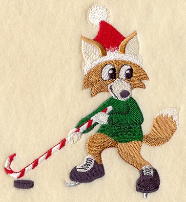 Candy Cane Critter - Finn the Fox