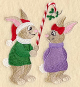 Candy Cane Critters - Bunnies
