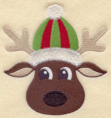 Reindeer in Stocking Hat