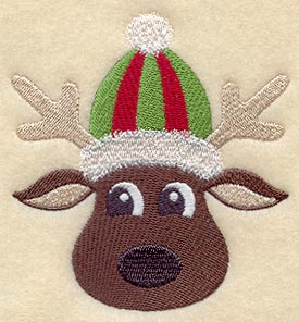 Reindeer in Stocking Hat