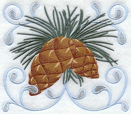 Winter Wonderland Pine Cones