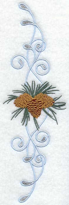 Winter Wonderland Pine Cone Spray