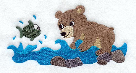 Bruno Bear with Fish