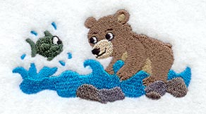 Bruno Bear with Fish