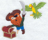 Shorty the Pirate & Parrot