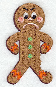 Gingerbread Boy w/ Bite