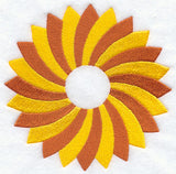 Sunflower Quilt Block - Lg
