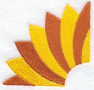 Sunflower Quilt Block - Quarter - Lg