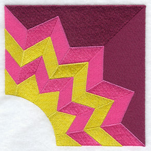 Sunset Glow Quilt Block - Lg