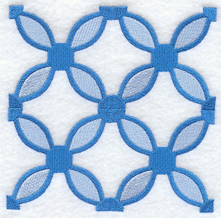 Job's Tears Quilt Block - 4 Block - Lg