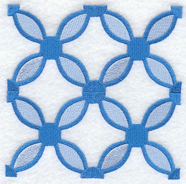 Job's Tears Quilt Block - 4 Block - Lg