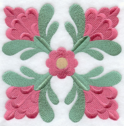 Indiana Rose Quilt Block - Lg