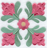 Indiana Rose Quilt Block - Lg