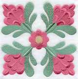 Indiana Rose Quilt Block - Lg