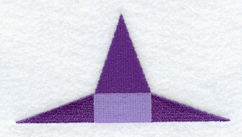 Amethyst Quilt Block - Half - Lg