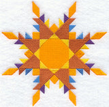 Feathered Star Quilt Block - Lg