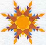 Feathered Star Quilt Block - Lg