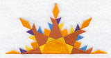 Feathered Star Quilt Block - Half - Lg