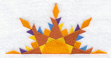Feathered Star Quilt Block - Half - Lg