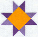 Evening Star Quilt Block - Lg
