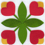 Hanover Tulip Quilt Block - Lg