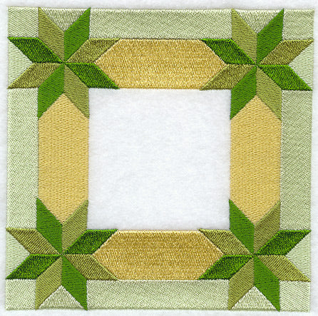 Diamonds in the Corners Quilt Block - Lg