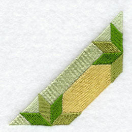 Diamonds in the Corner Quilt Block - Quarter - Lg