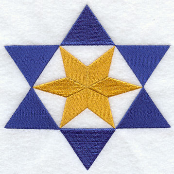 Star of the East Quilt Block - Lg