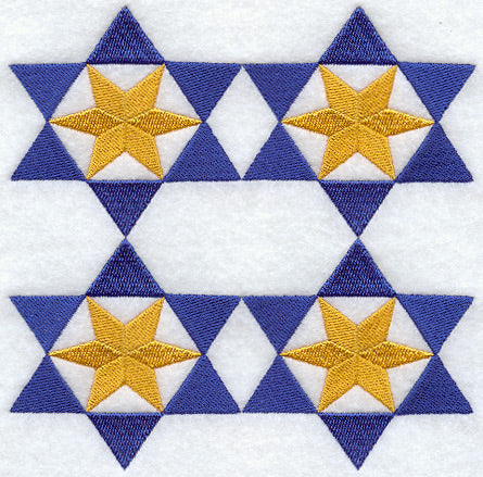 Star of the East Quilt Block - 4 Block - Lg