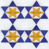 Star of the East Quilt Block - 4 Block - Lg