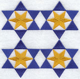 Star of the East Quilt Block - 4 Block - Lg