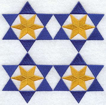 Star of the East Quilt Block - 4 Block - Lg