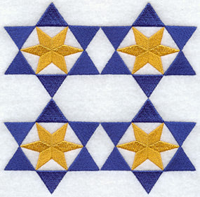 Star of the East Quilt Block - 4 Block - Lg