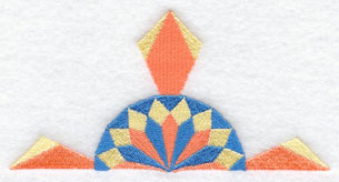 Wyoming Patch Quilt Block - Half - Lg