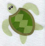 Sea Turtle Quilt Block - Lg