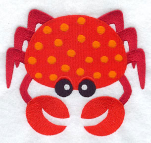 Crab Quilt Block - Lg