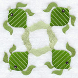 Goldfish Quilt Block - 4 Block - Lg