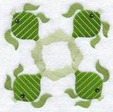 Goldfish Quilt Block - 4 Block - Lg