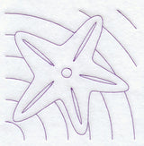 Starfish Quilting Square (Double Run)