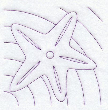 Starfish Quilting Square (Double Run)