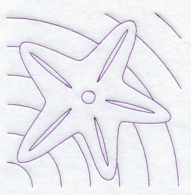 Starfish Quilting Square (Double Run)