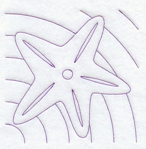 Starfish Quilting Square (Double Run)