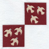 Flying Birds Quilt Block - Lg