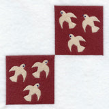 Flying Birds Quilt Block - Lg