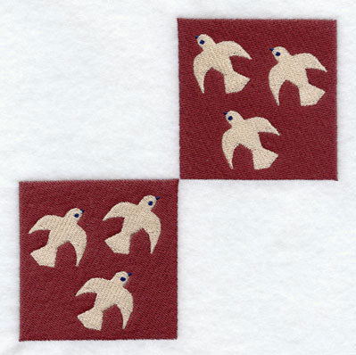 Flying Birds Quilt Block - Lg