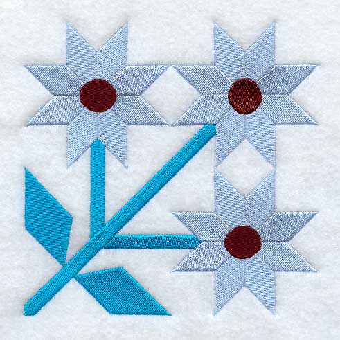 Sunflower II Quilt Block - Lg