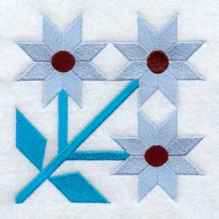 Sunflower II Quilt Block - Lg