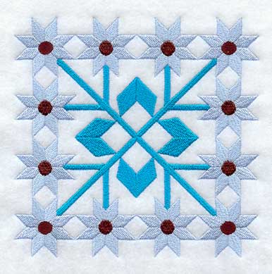 Sunflower II Quilt Block - 4 Block - Lg