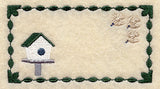 Birdhouse Quilt Label - Lg