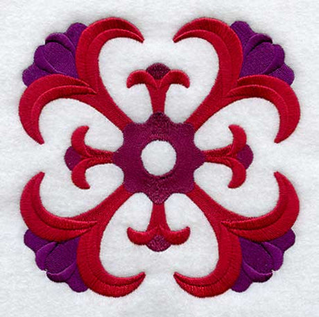 Tulips Quilt Block - Lg